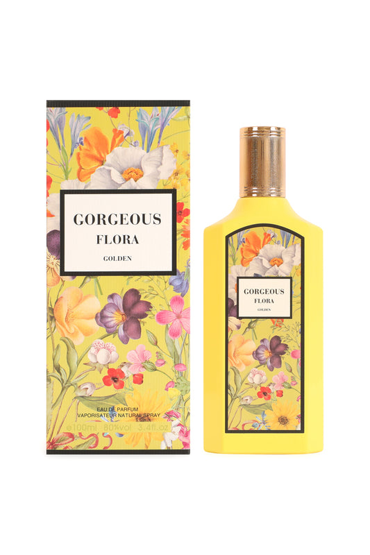 Gorgeous Floral Golden Spray Perfume Eau De Parfum For Women - 100ML/3.4FL.OZ.