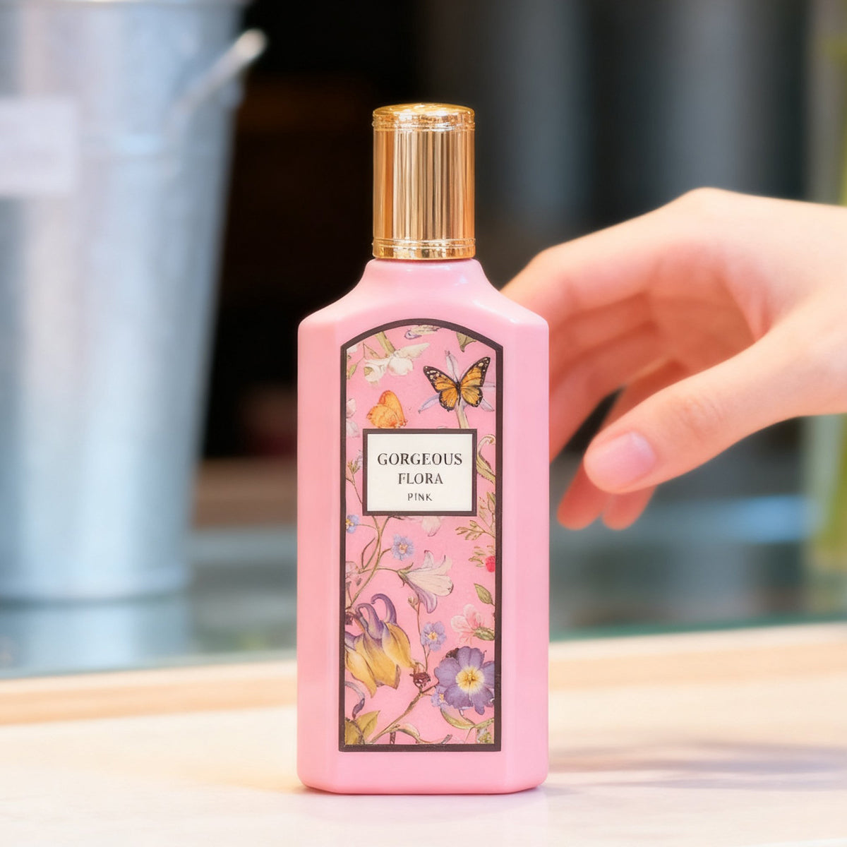 Gorgeous Floral Pink Spray Perfume Eau De Parfum For Women - 100ML/3.4FL.OZ.