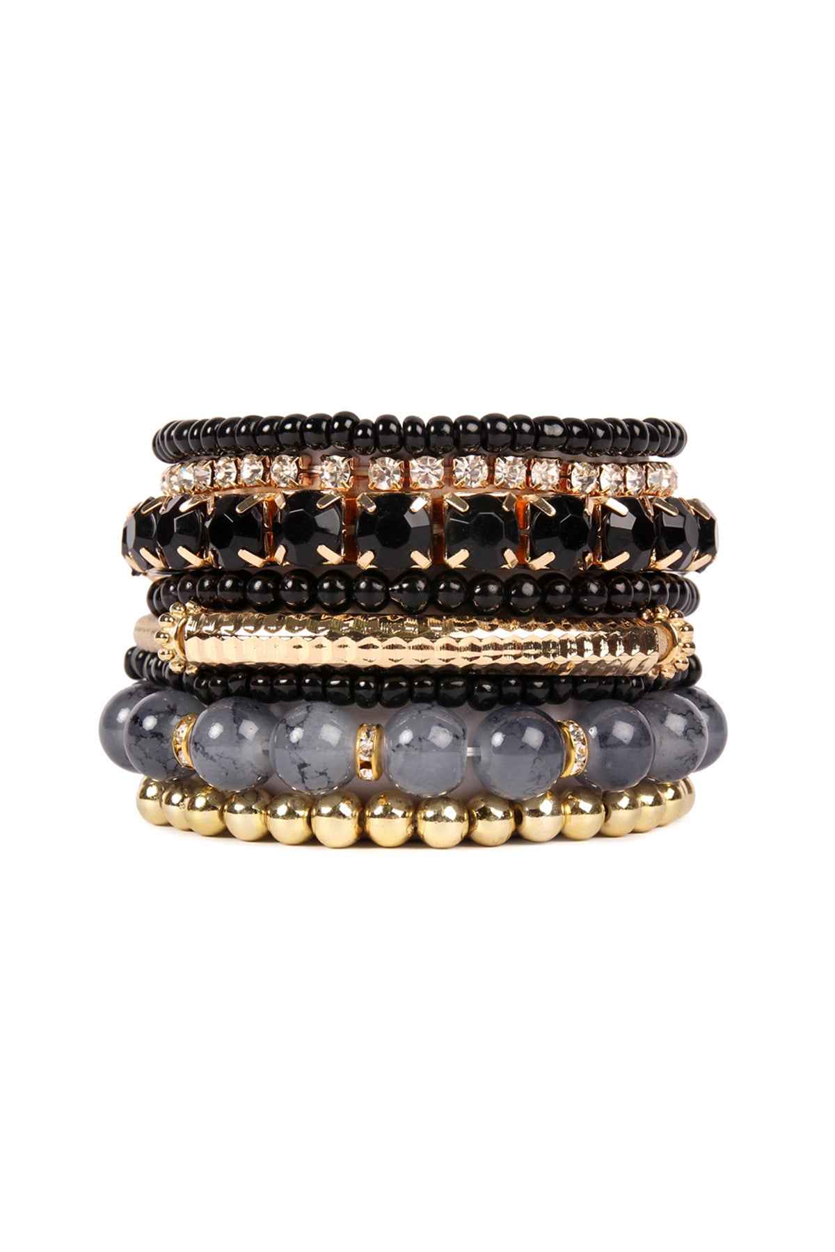 Multi Beads Stretch Bracelet