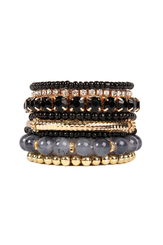 Multi Beads Stretch Bracelet