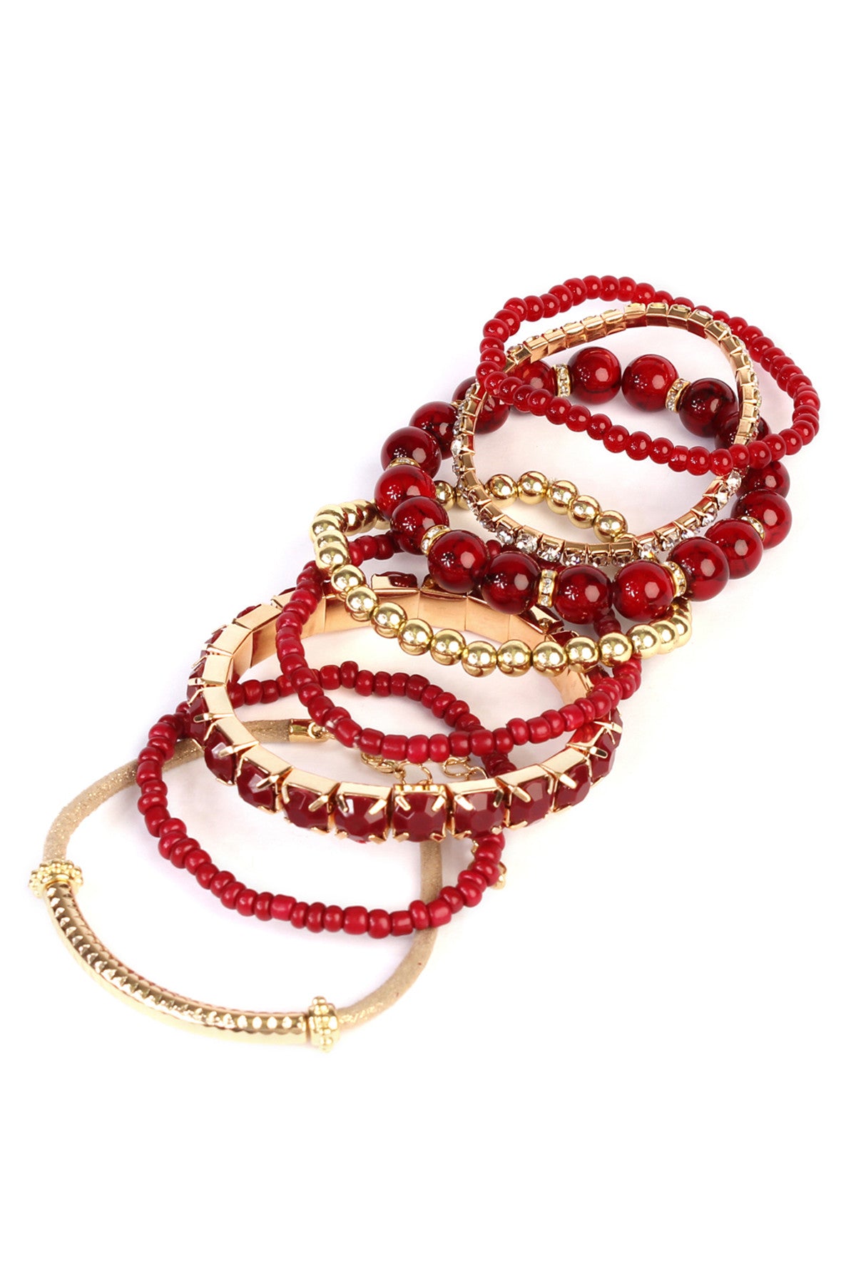 Multi Beads Stretch Bracelet