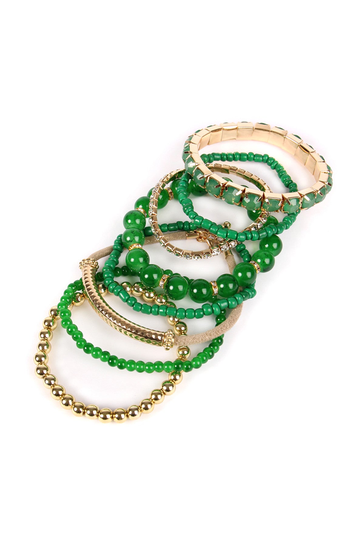 Multi Beads Stretch Bracelet