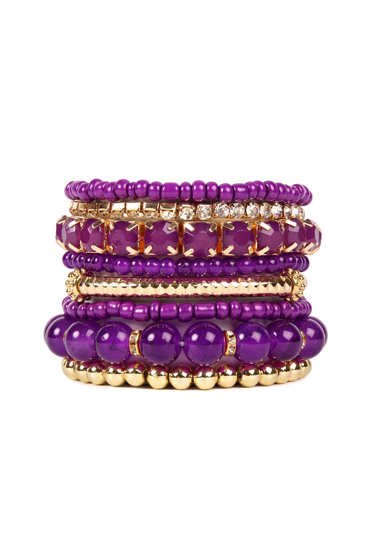 Multi Beads Stretch Bracelet