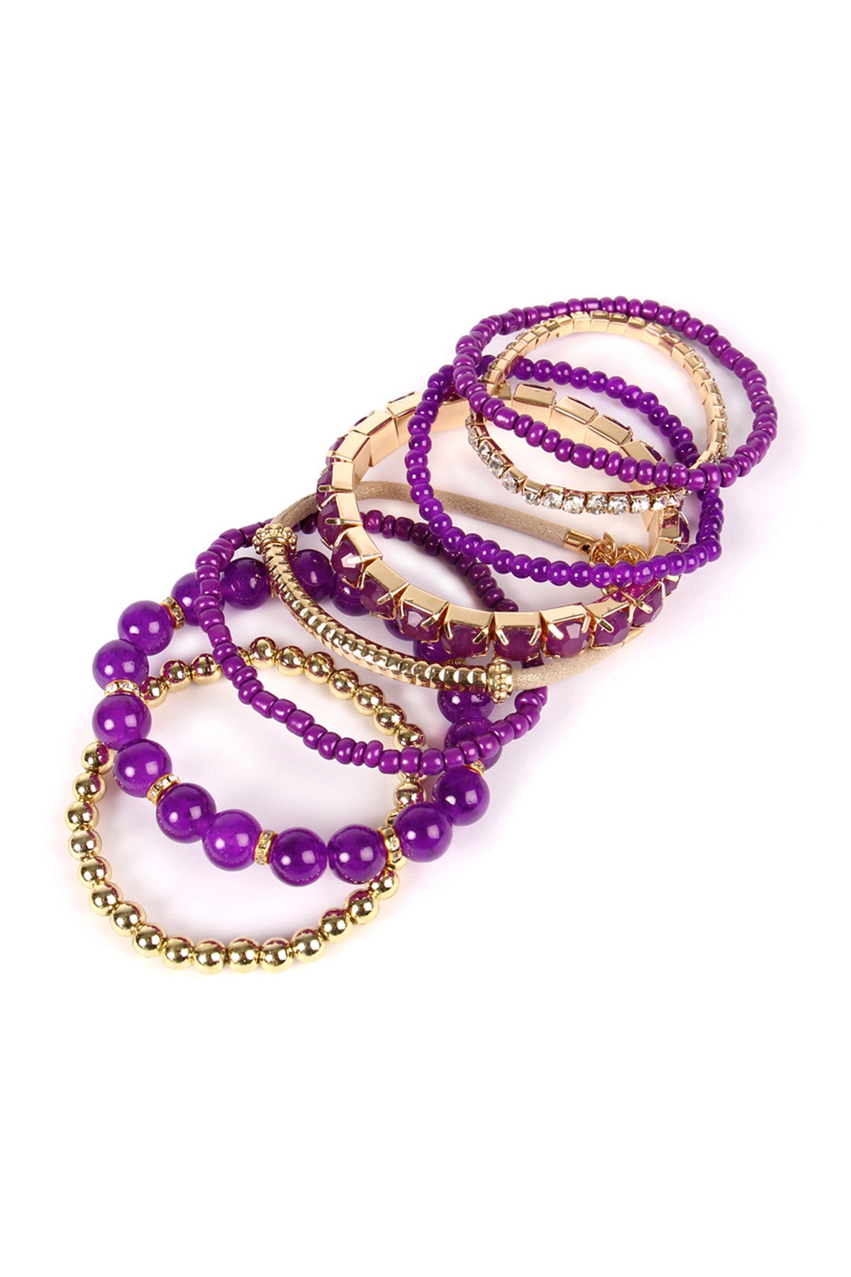 Multi Beads Stretch Bracelet