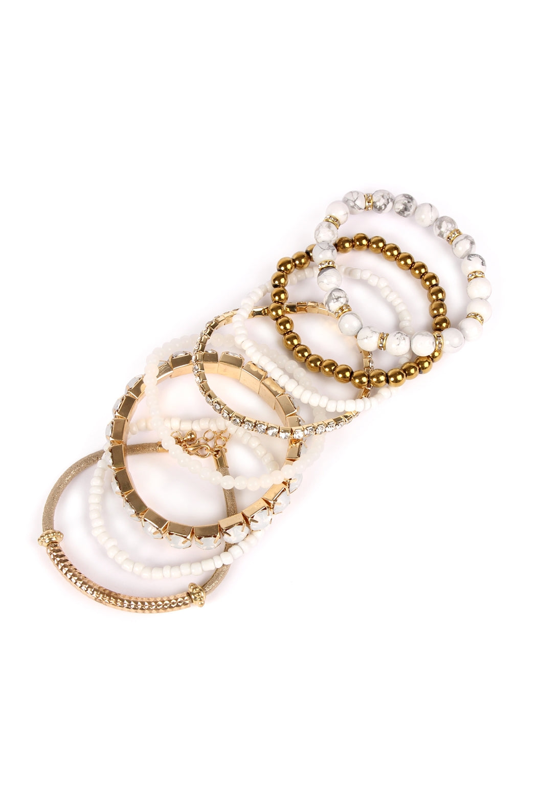 Multi Beads Stretch Bracelet