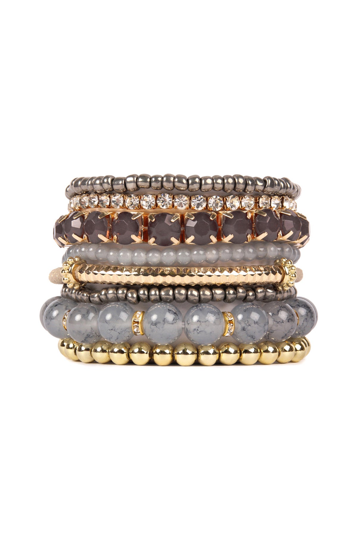 Multi Beads Stretch Bracelet