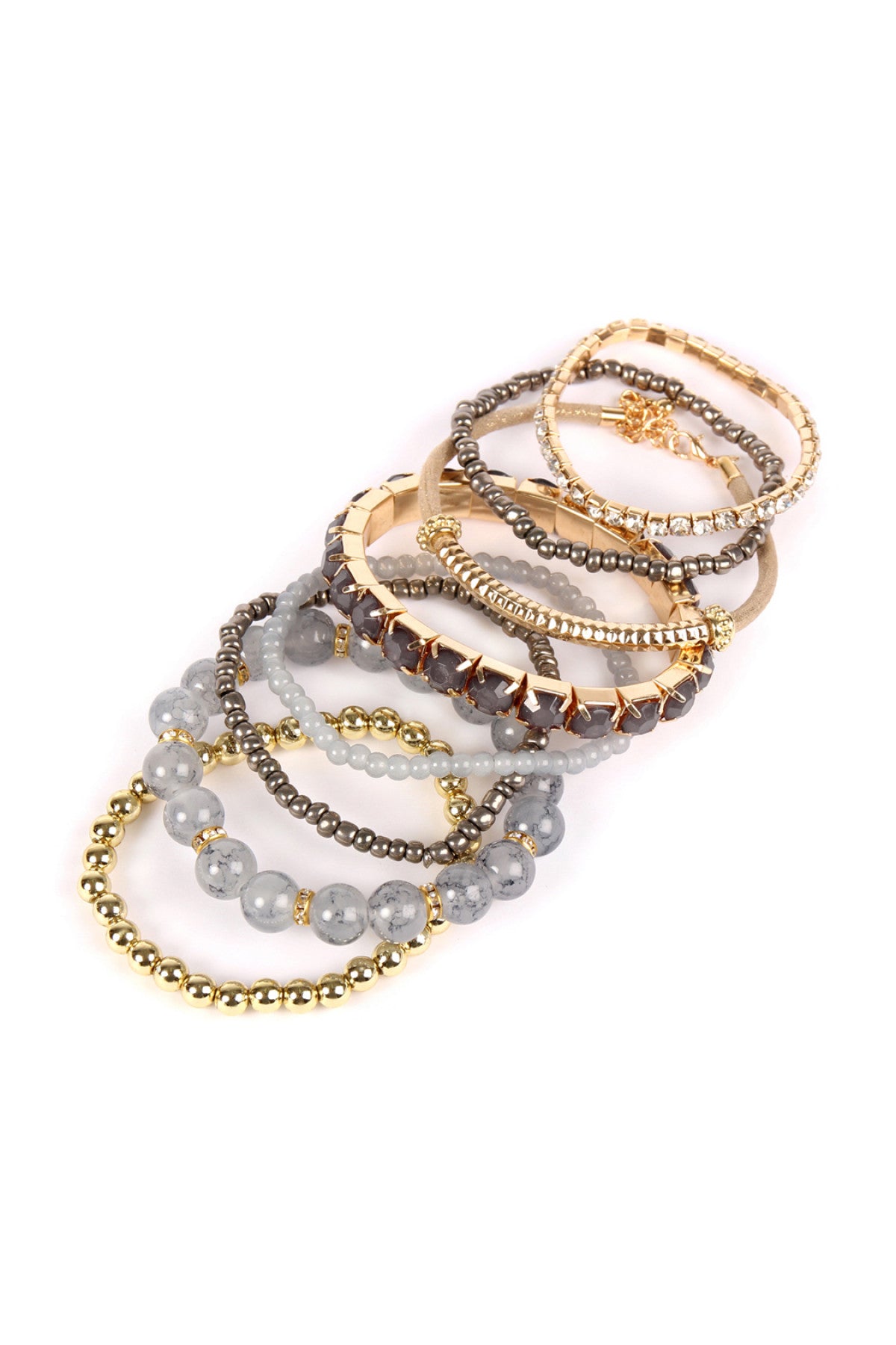 Multi Beads Stretch Bracelet