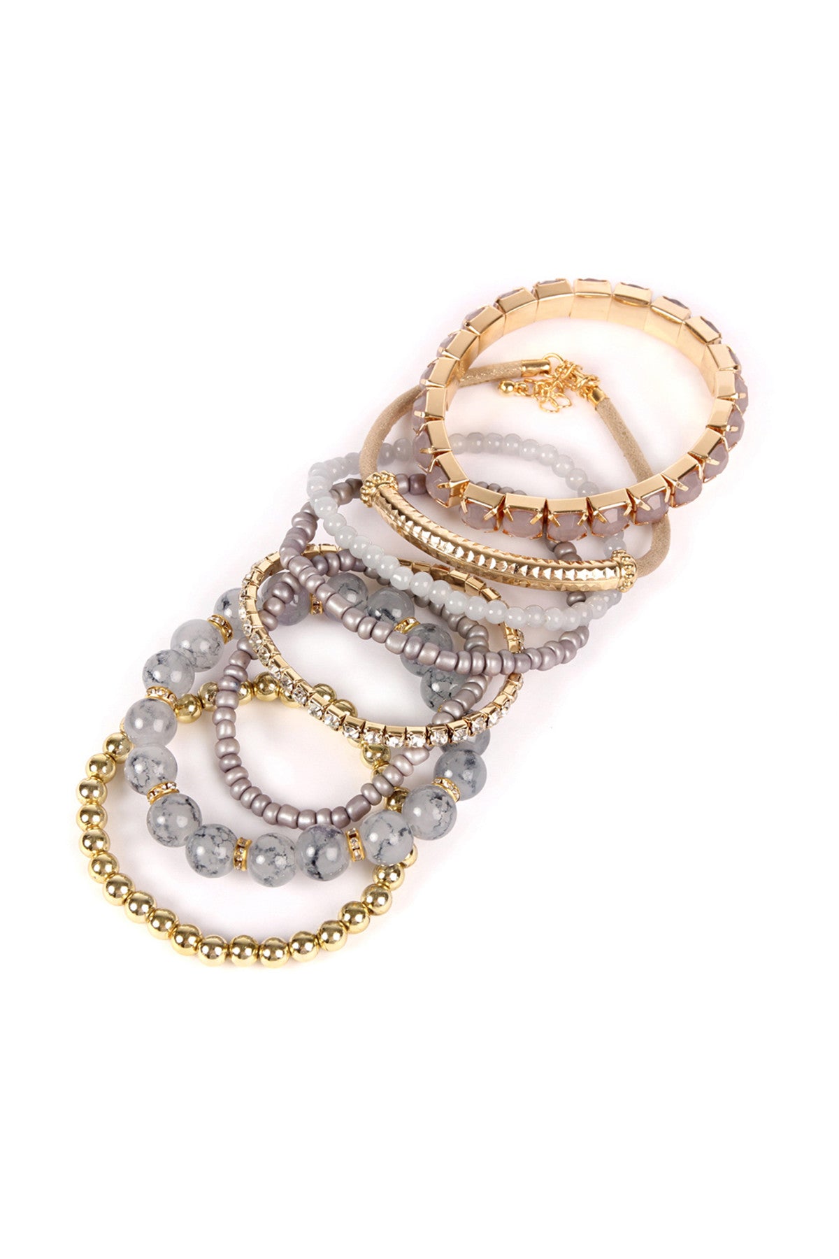 Multi Beads Stretch Bracelet