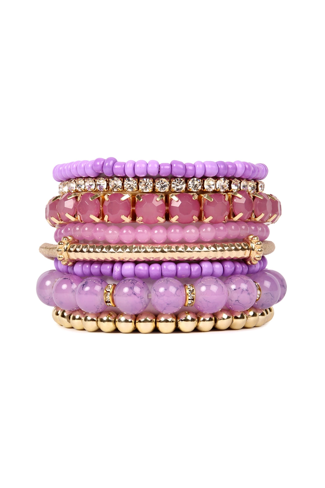 Multi Beads Stretch Bracelet