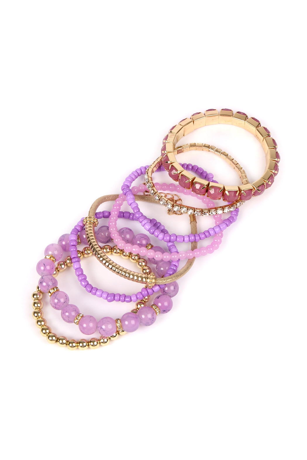 Multi Beads Stretch Bracelet