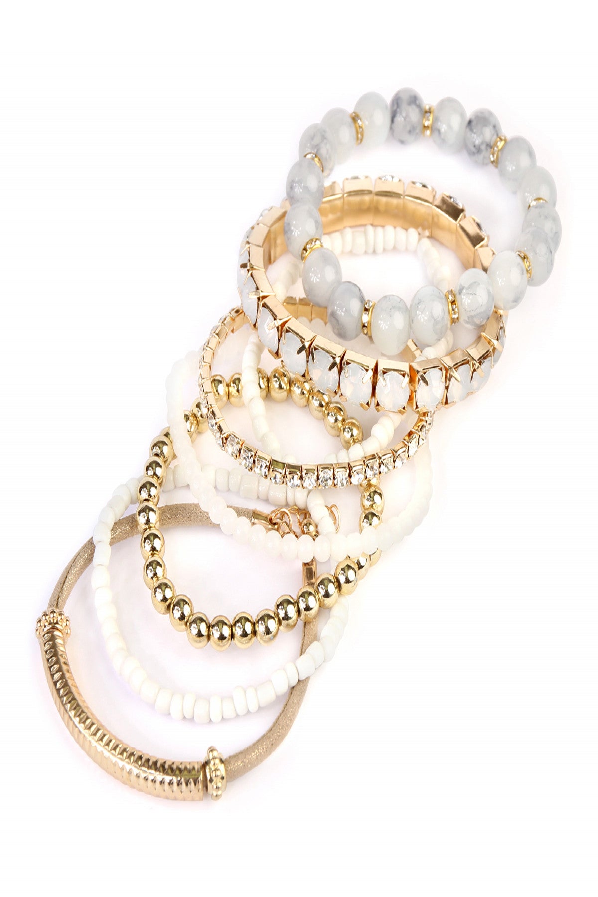 Multi Beads Stretch Bracelet