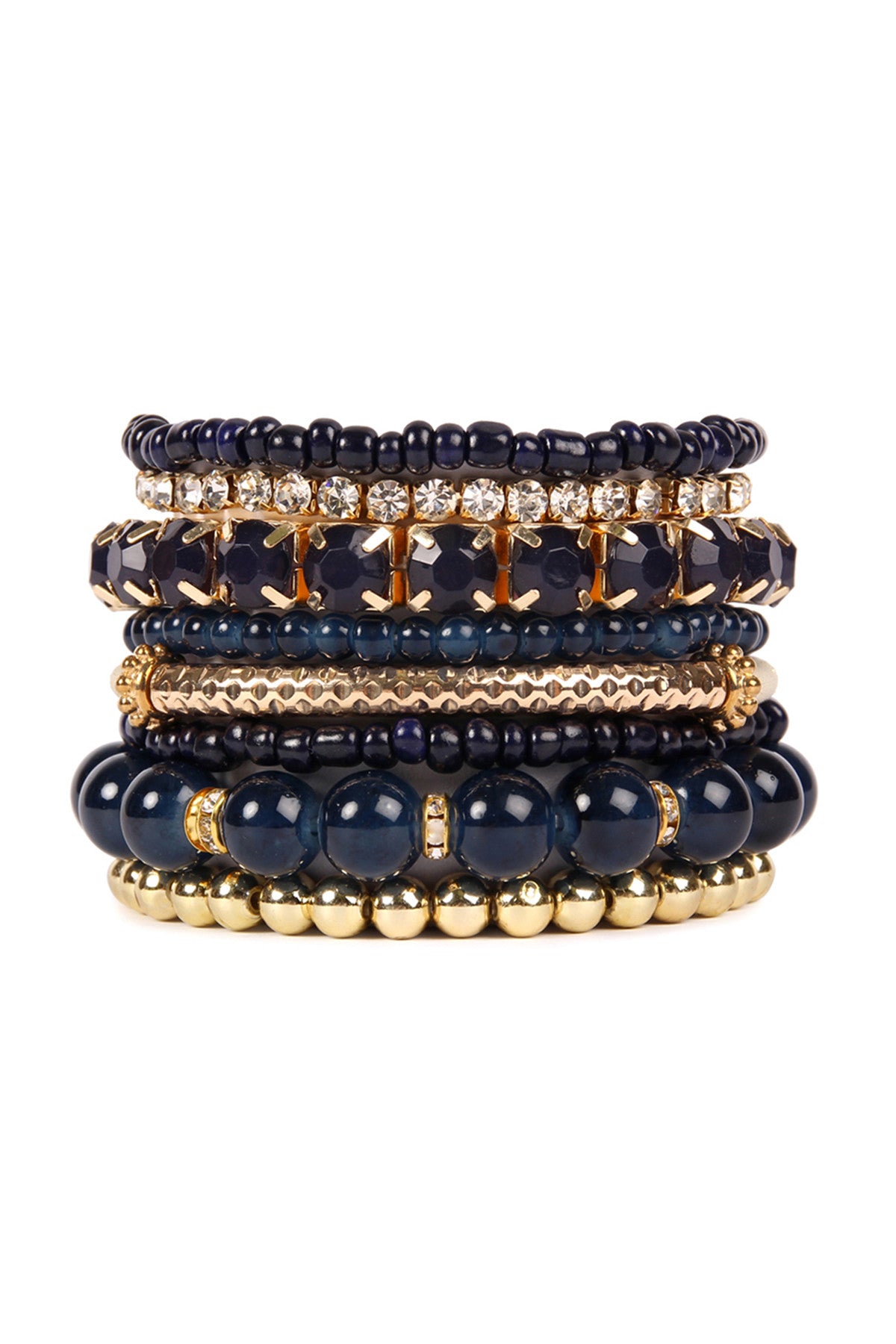 Multi Beads Stretch Bracelet