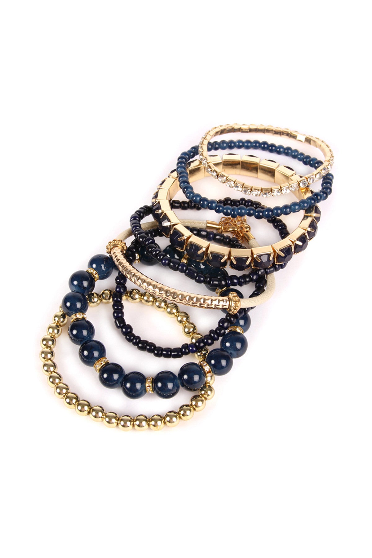 Multi Beads Stretch Bracelet