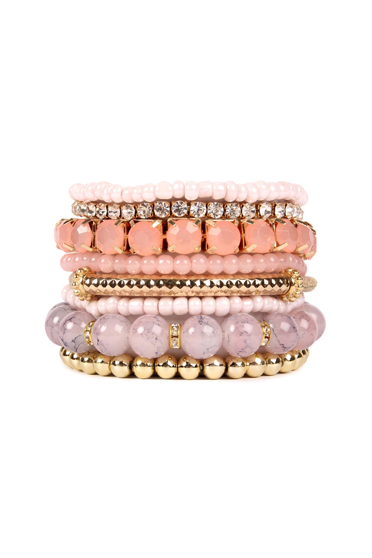 Multi Beads Stretch Bracelet