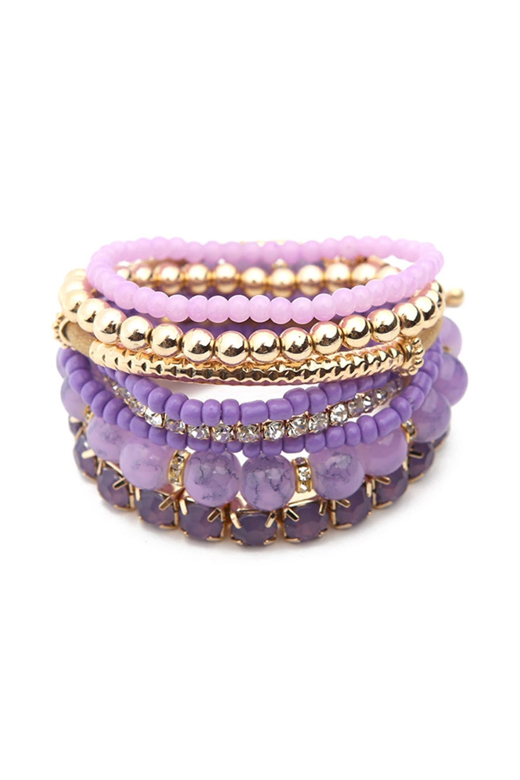 Multi Beads Stretch Bracelet