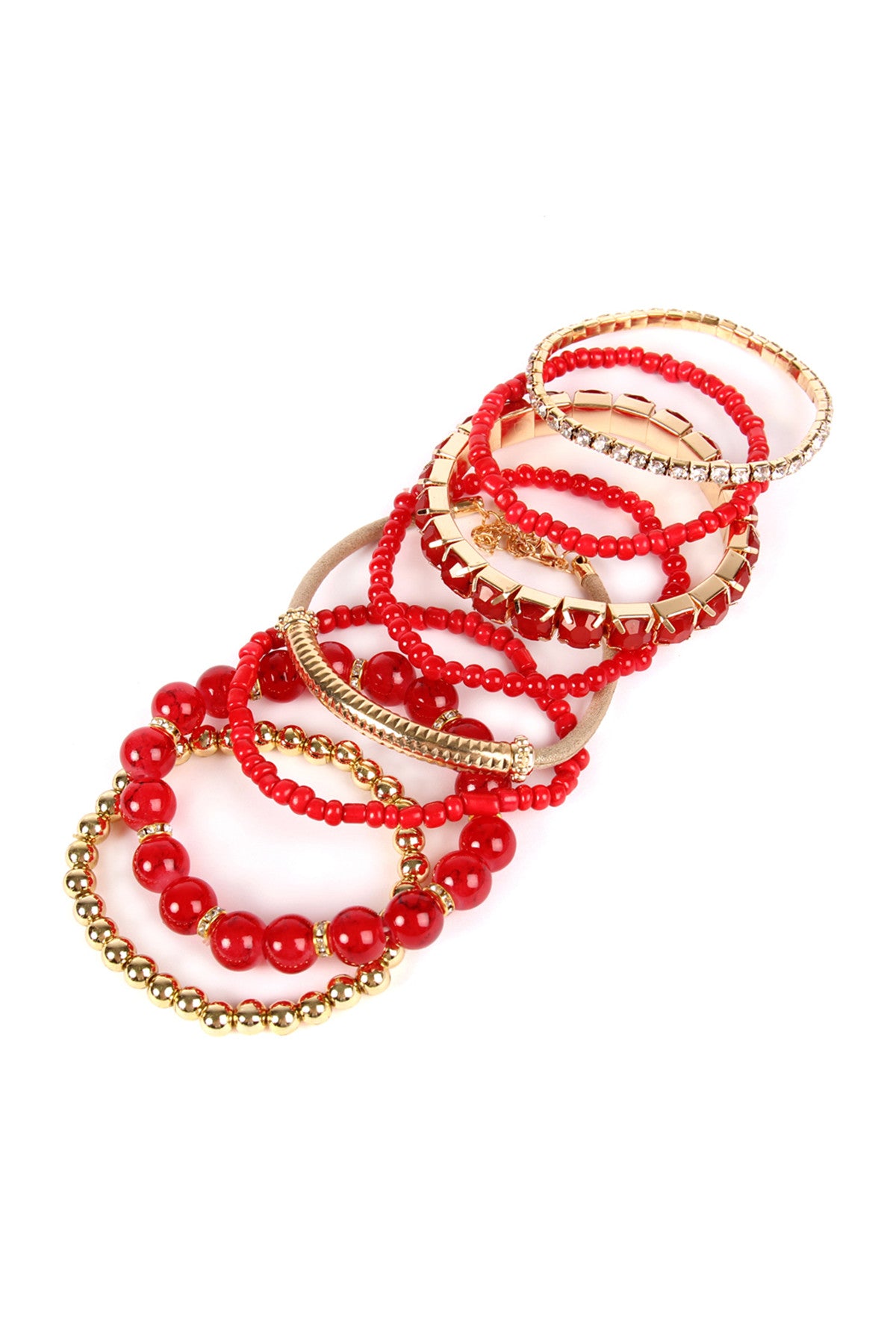 Multi Beads Stretch Bracelet
