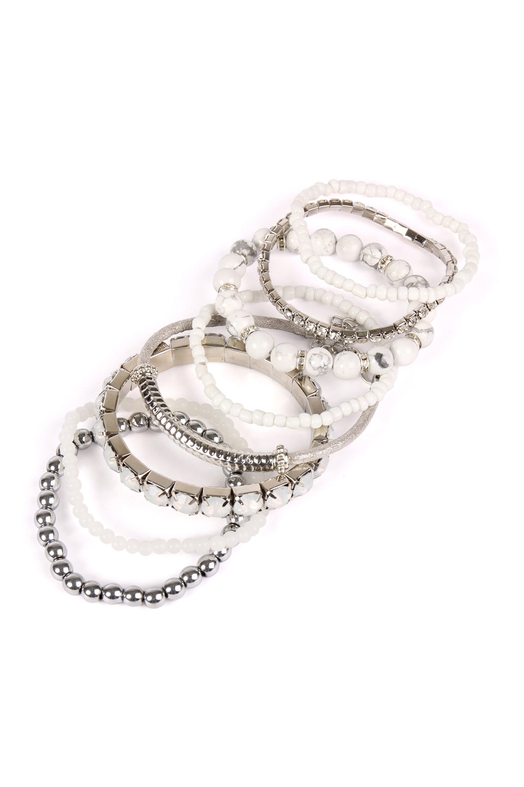 Multi Beads Stretch Bracelet