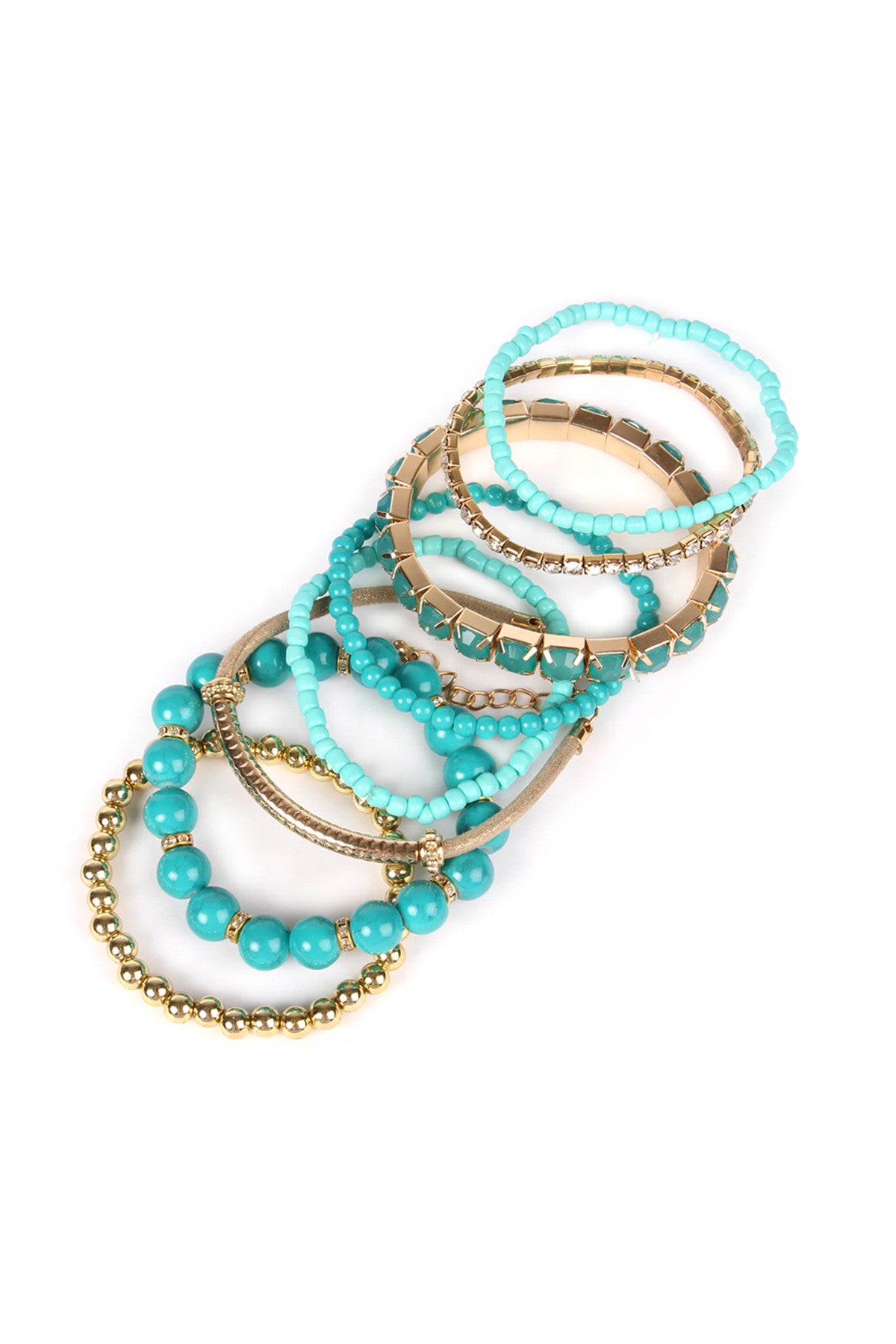 Multi Beads Stretch Bracelet
