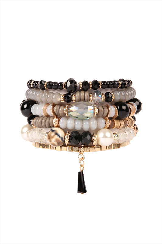 Multi Stone Beads Stackable Bracelets