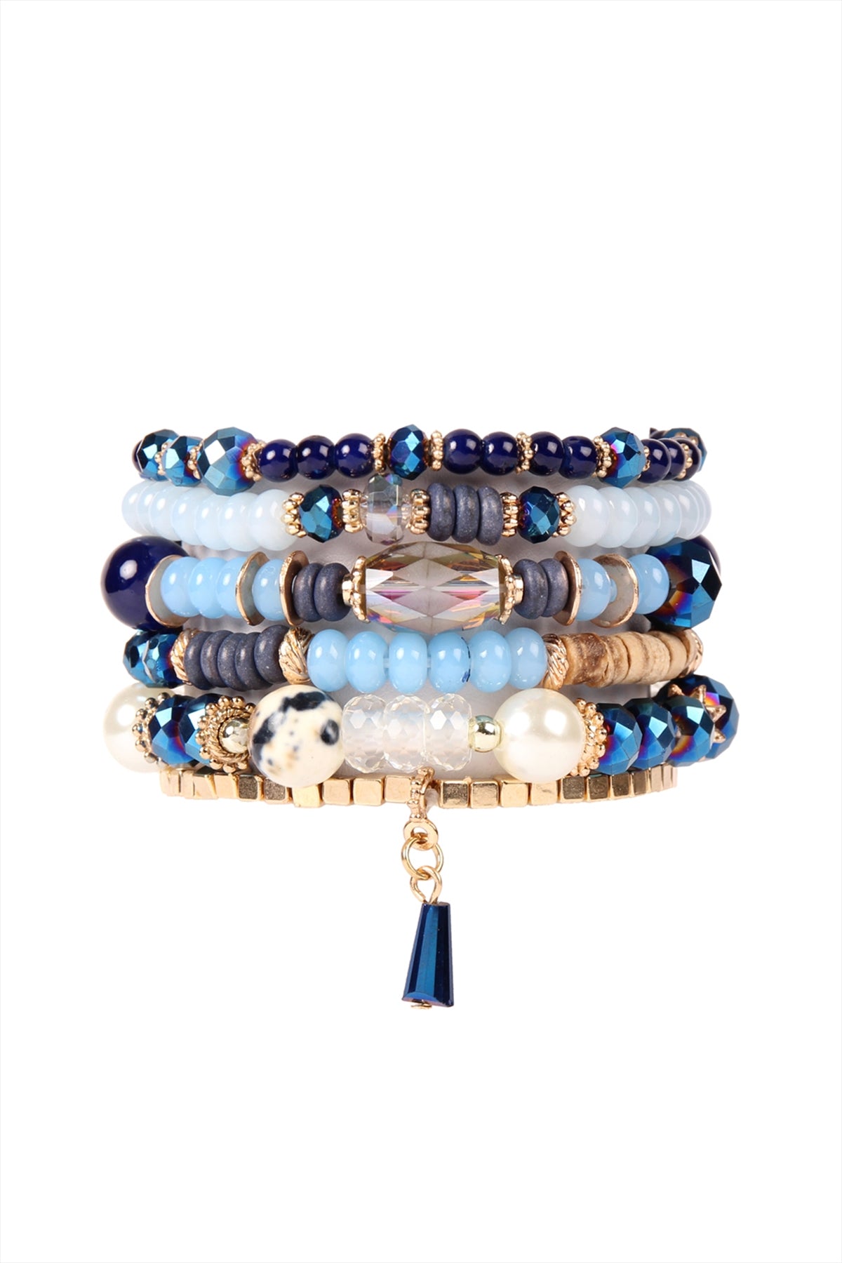 Multi Stone Beads Stackable Bracelets