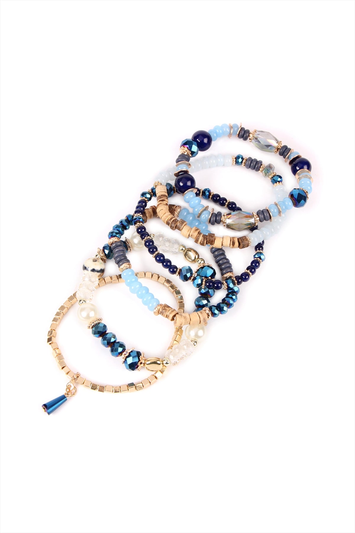 Multi Stone Beads Stackable Bracelets