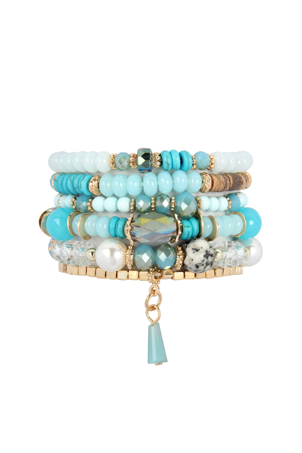Multi Stone Beads Stackable Bracelets