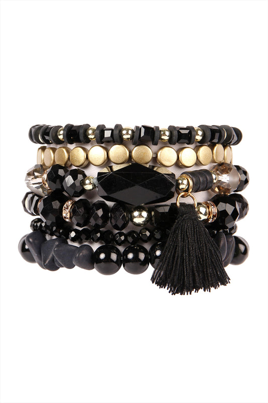 Boho Charm Tassel Bracelet