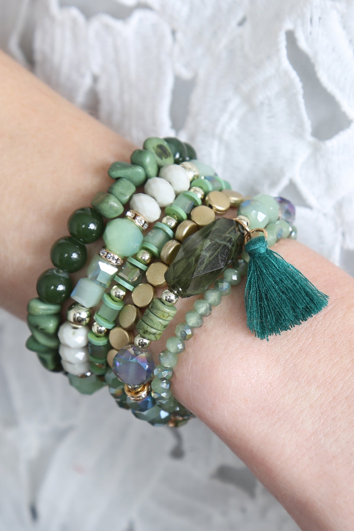 Boho Charm Tassel Bracelet