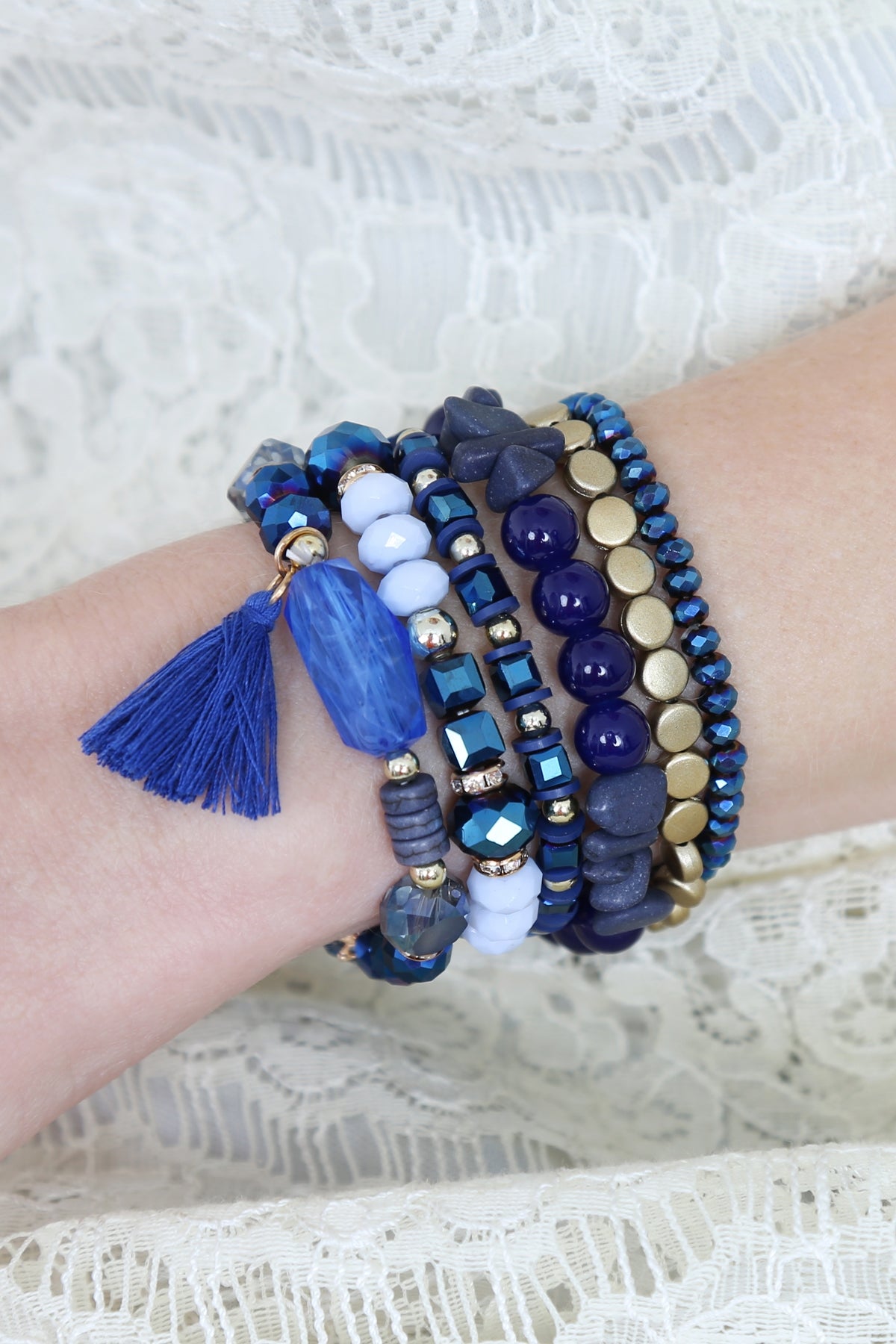 Boho Charm Tassel Bracelet