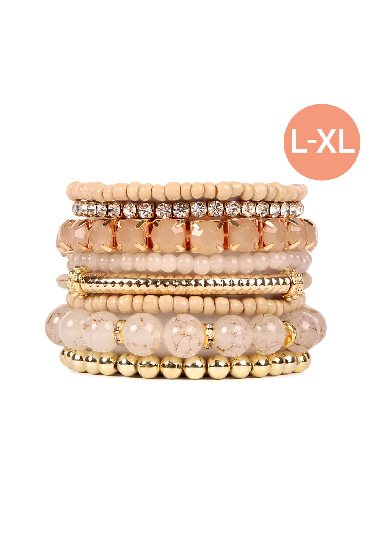 Multiple Line Classy Stack Bracelet
