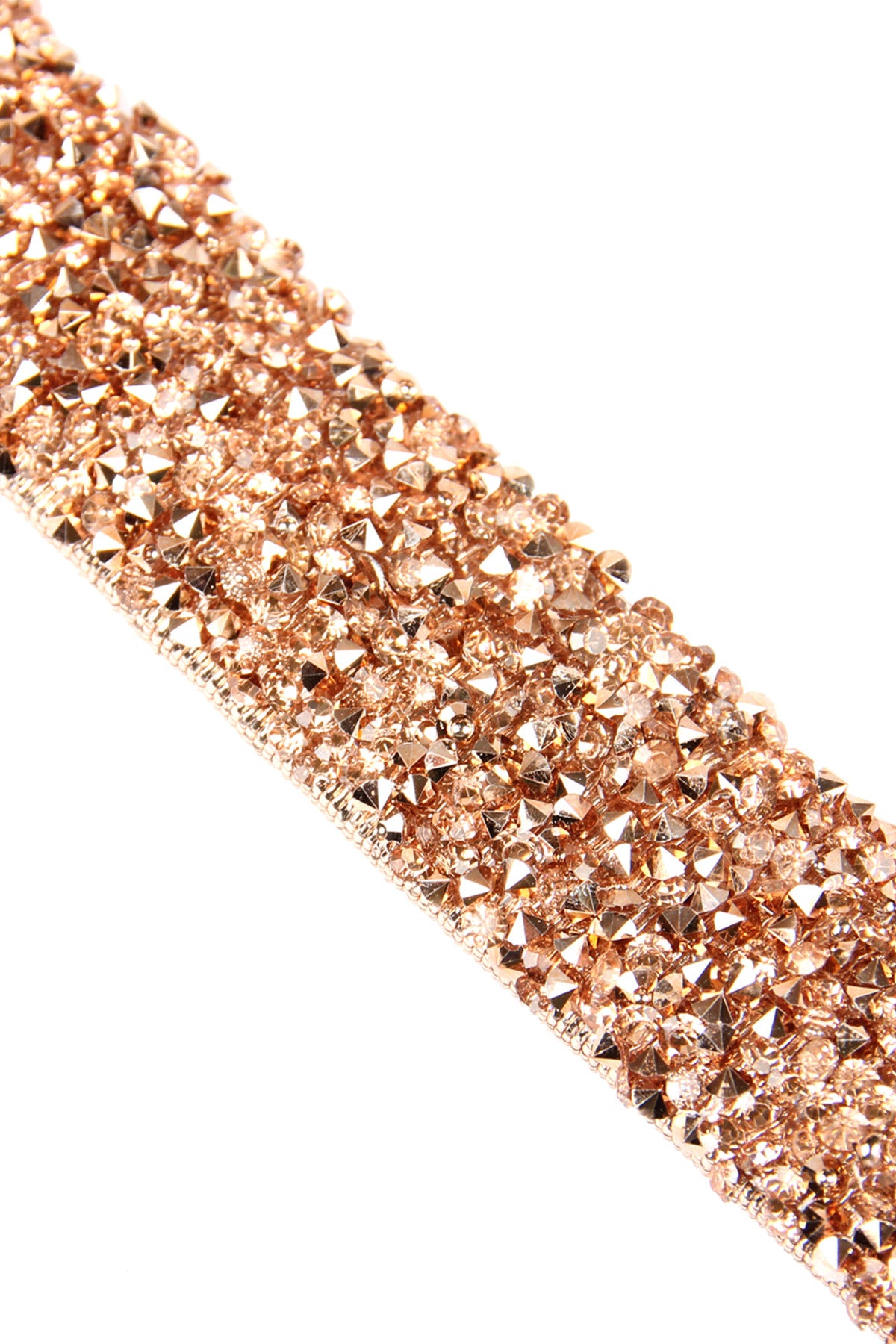 Wide Rhinestone Bangle Bracelet