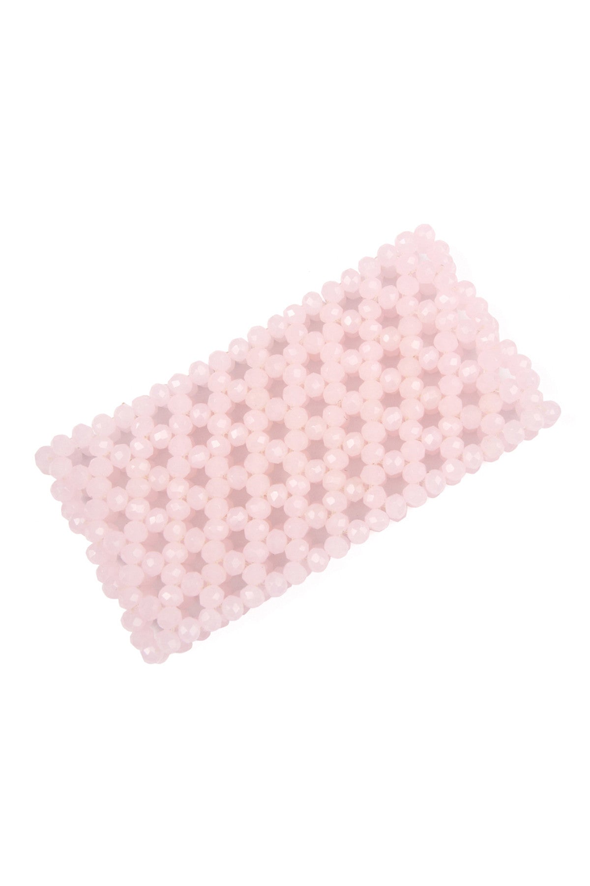 Glass Beads Mesh Wide Stretch Bracelet