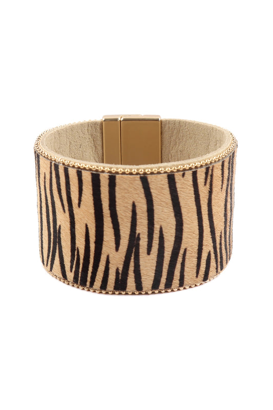 Zebra Brown Tiger Print Bangles