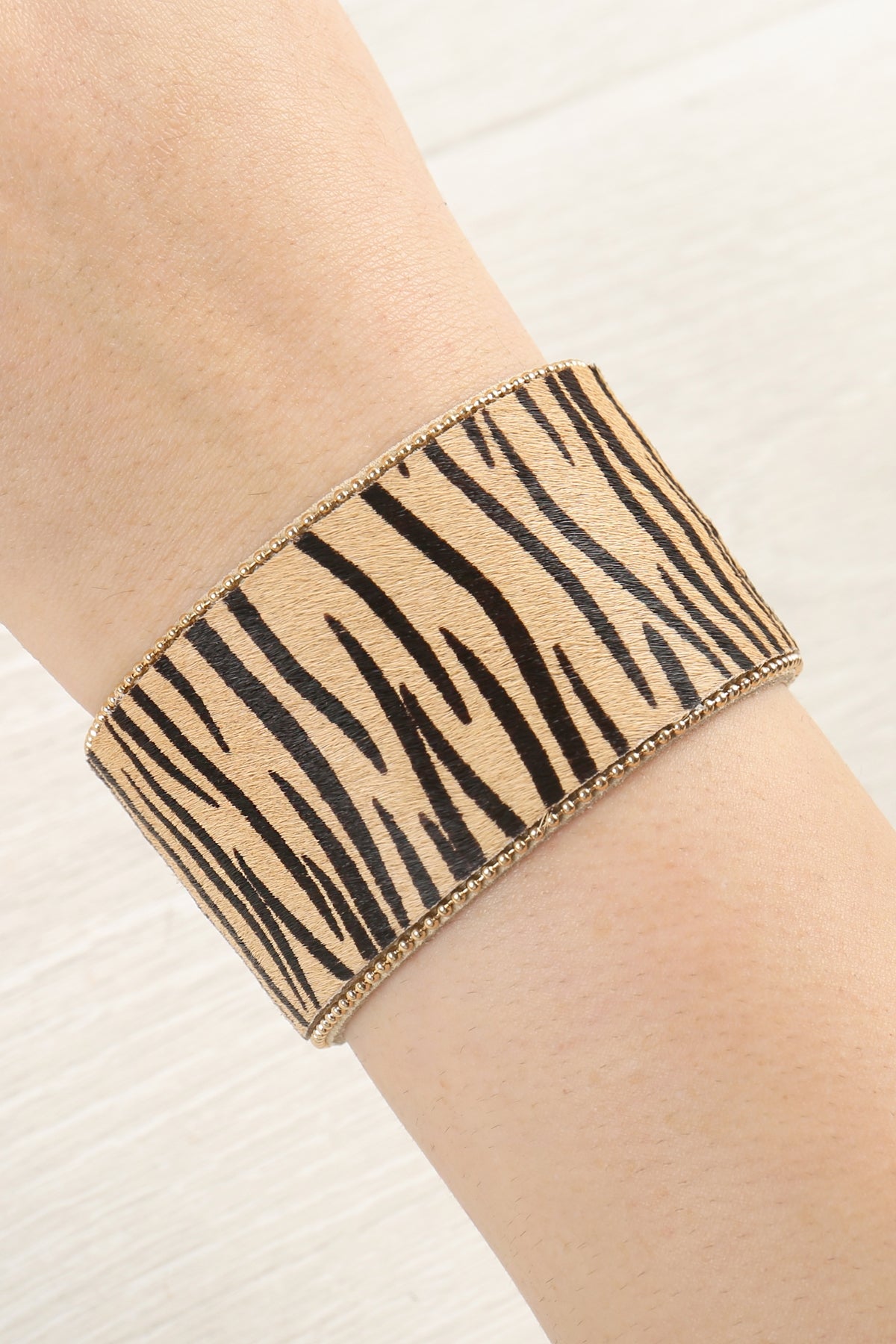 Zebra Brown Tiger Print Bangles