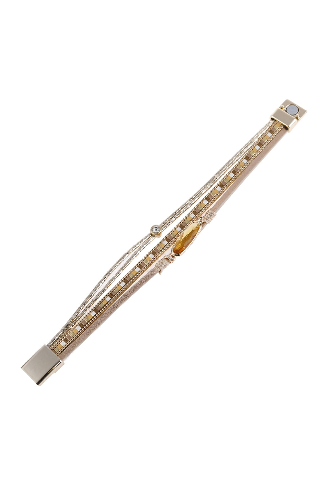 Mixed Line Leather Bracelet