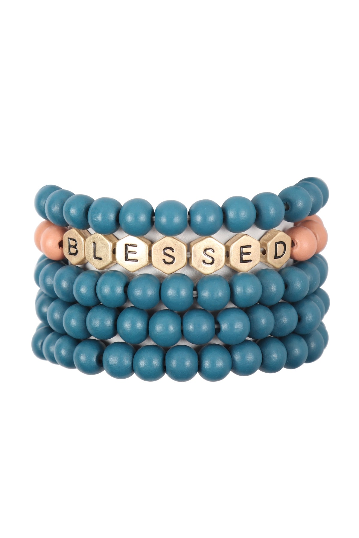 Blessed Charm Multiline Beaded Bracelet