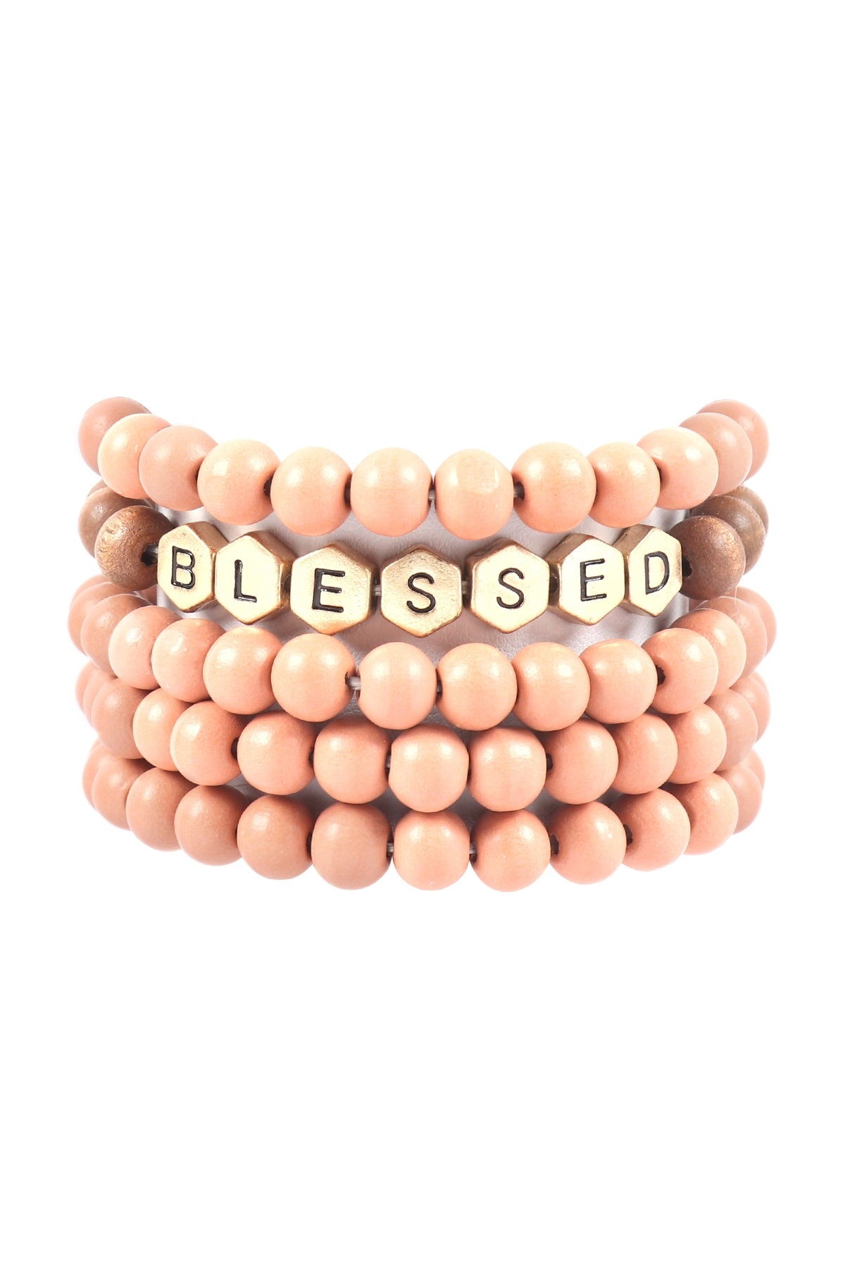 Blessed Charm Multiline Beaded Bracelet