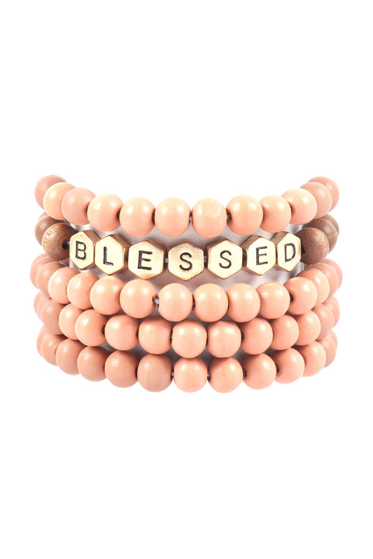 Blessed Charm Multiline Beaded Bracelet