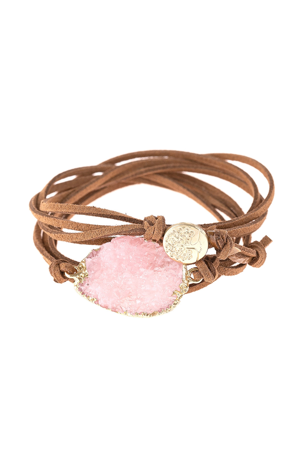 Druzy Charm Bracelet