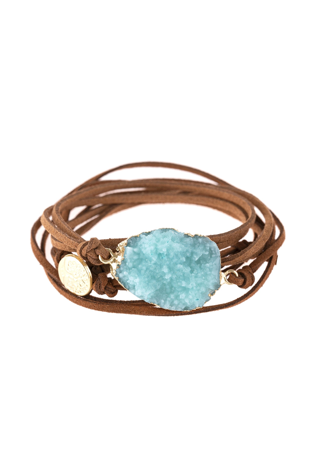 Druzy Charm Bracelet