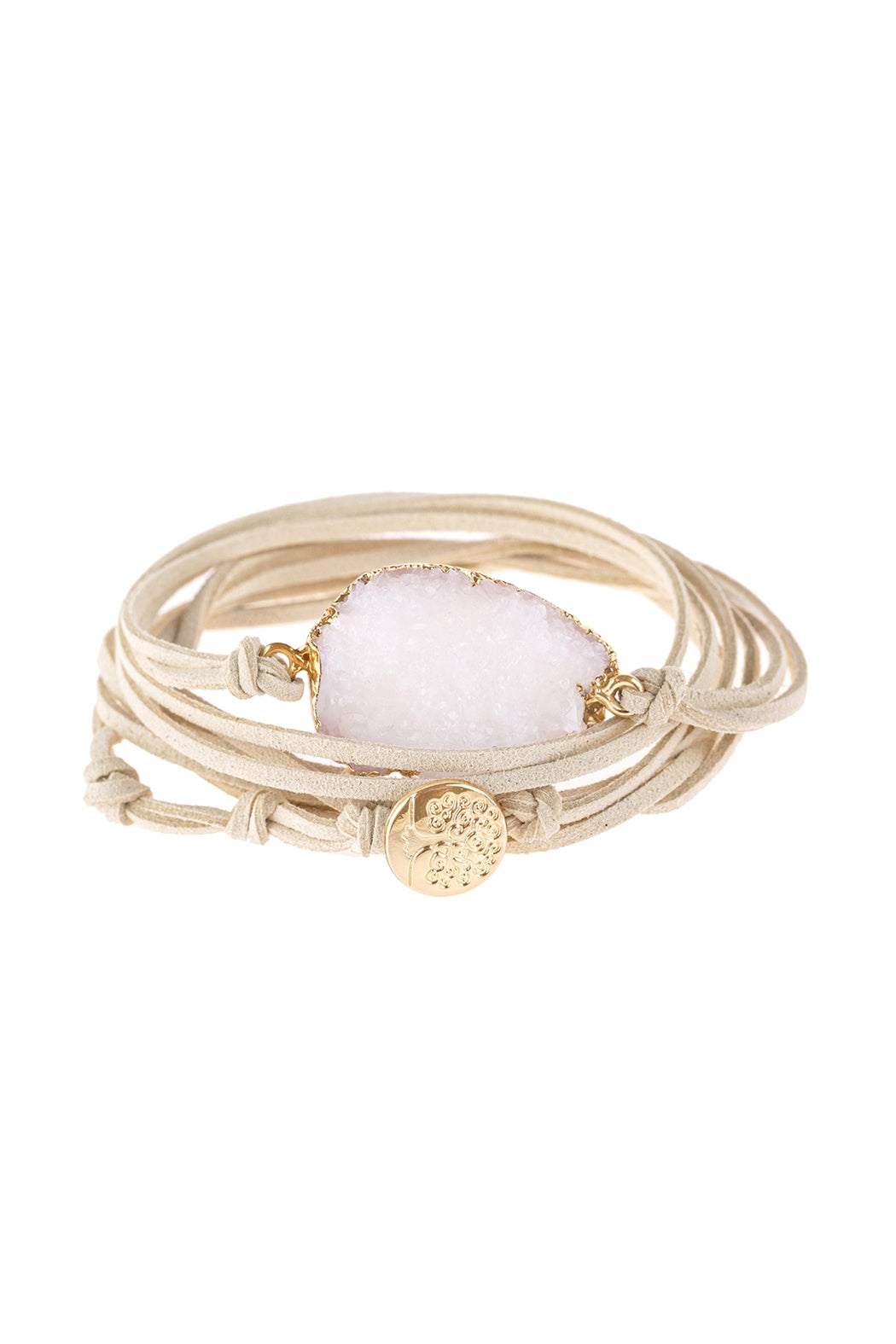 Druzy Charm Bracelet