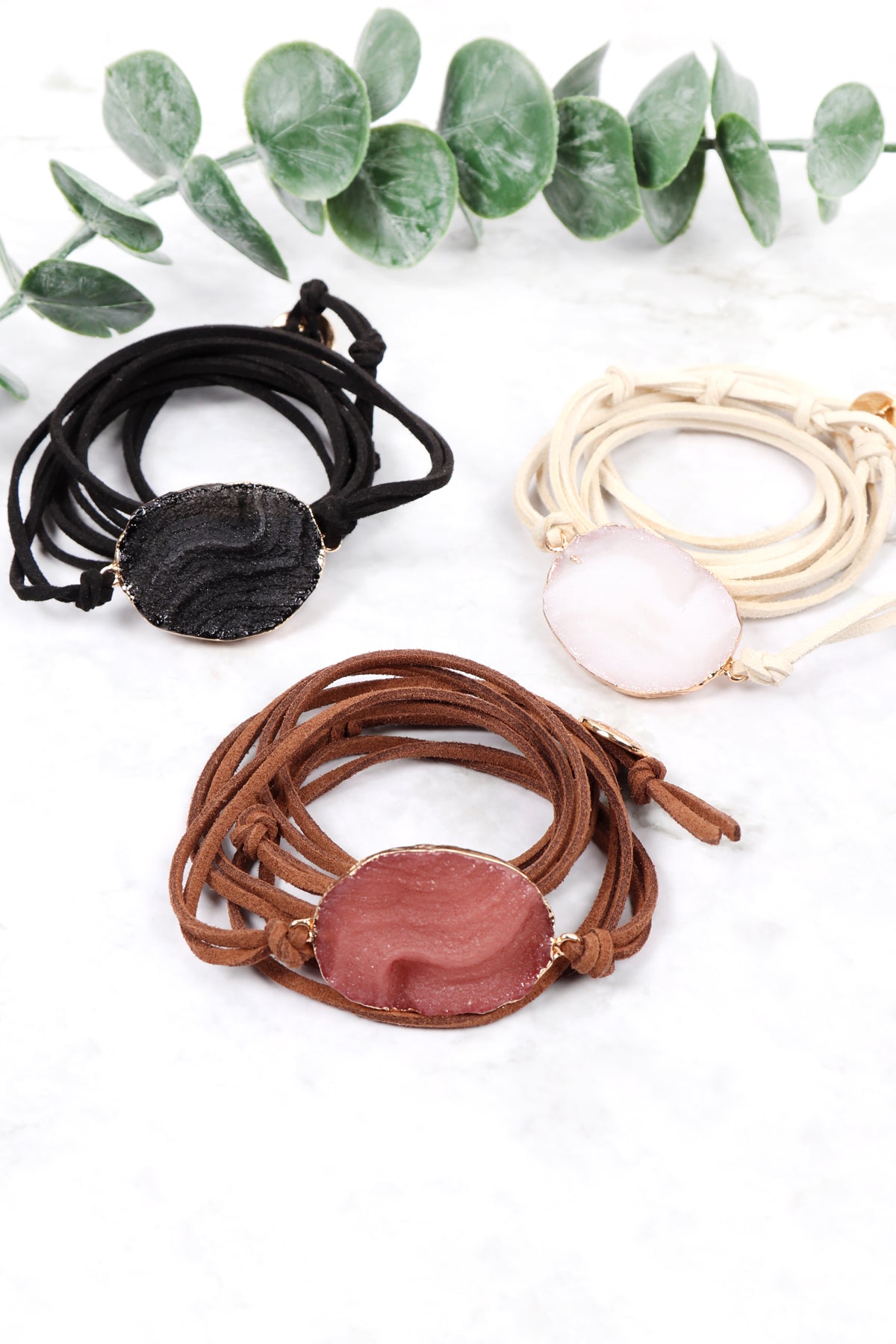 Stone Dual Purpose Bracelet-Necklace