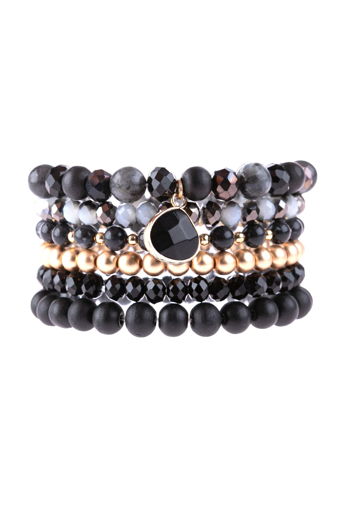 Multi Line Beaded Bracelet