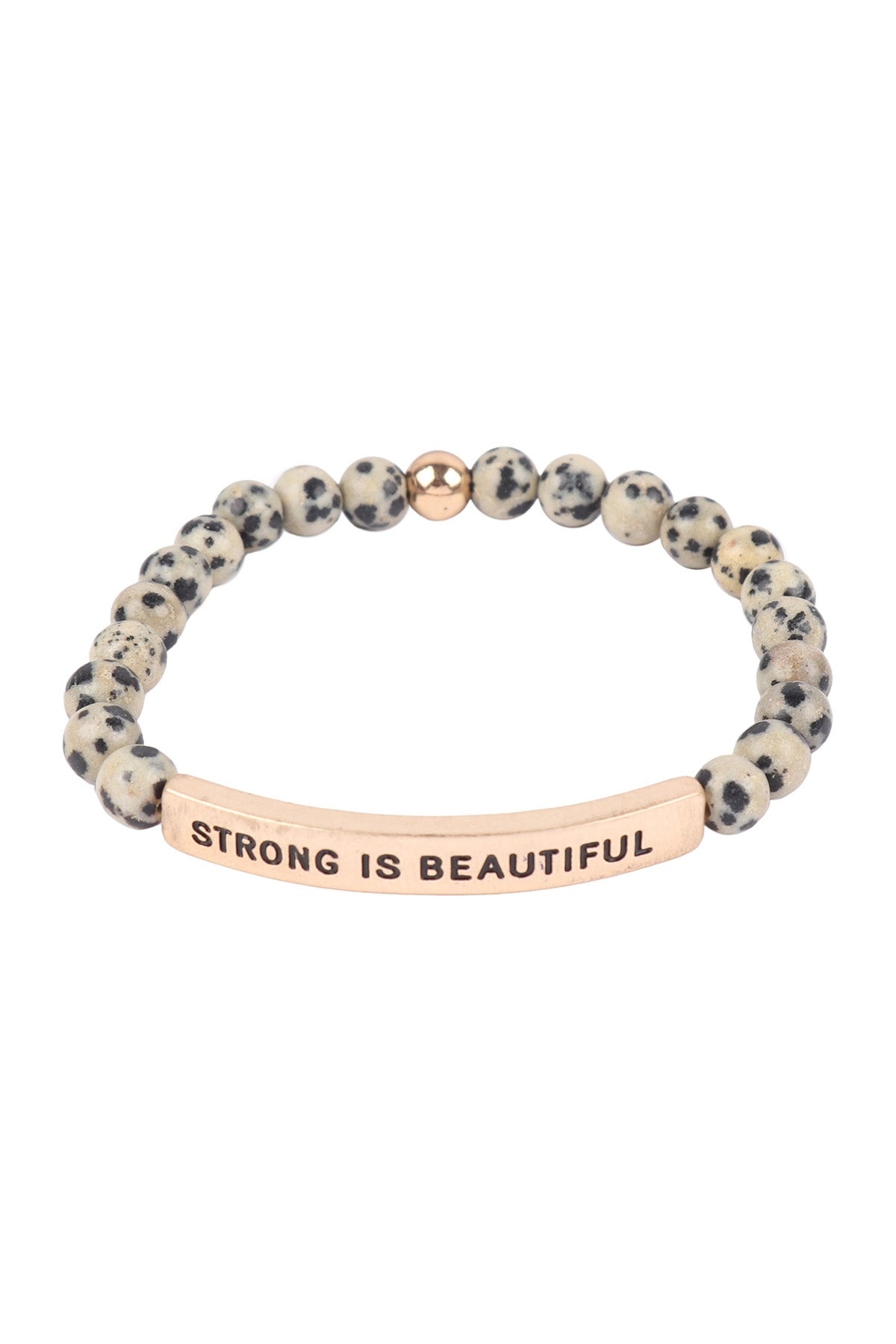 Strong is Beautiful Inspirational Bracelet