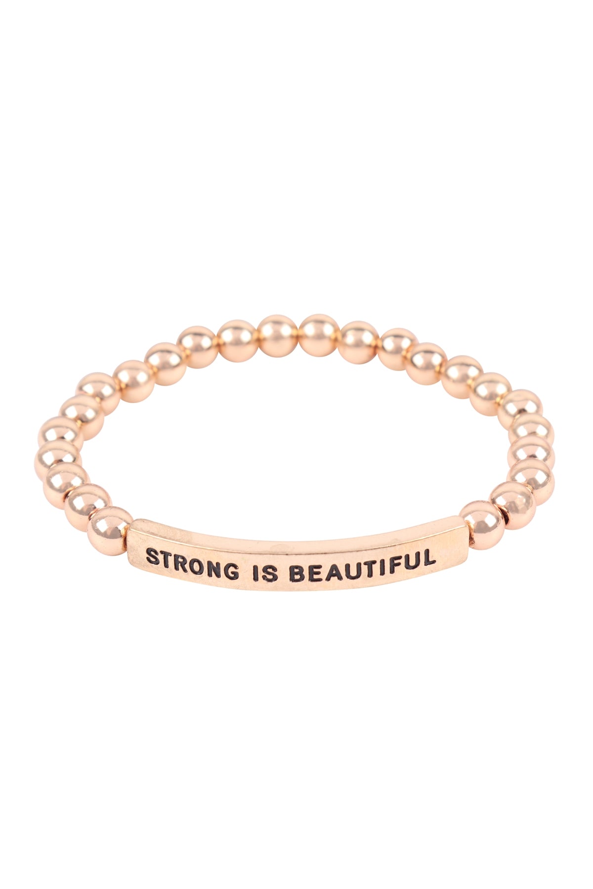 Strong is Beautiful Inspirational Bracelet