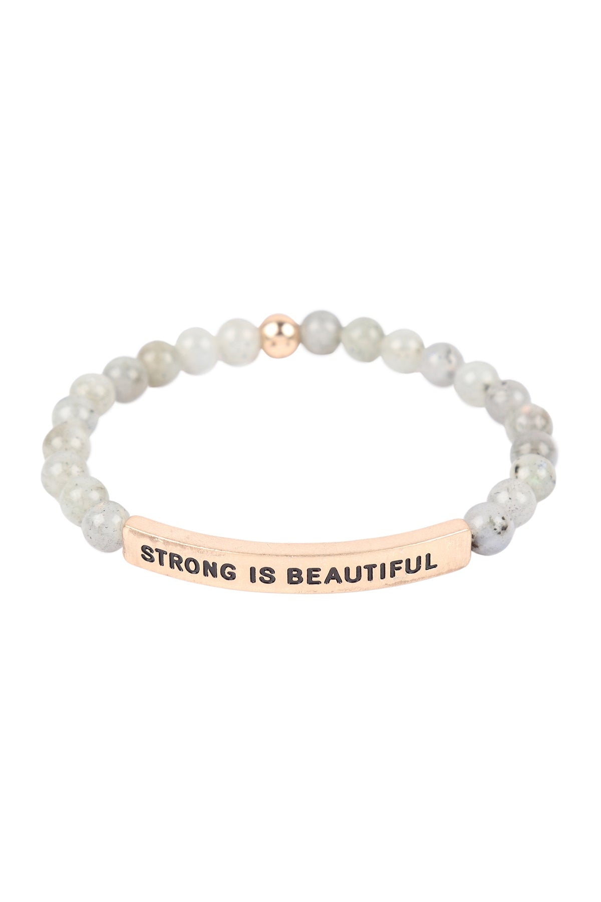Strong is Beautiful Inspirational Bracelet