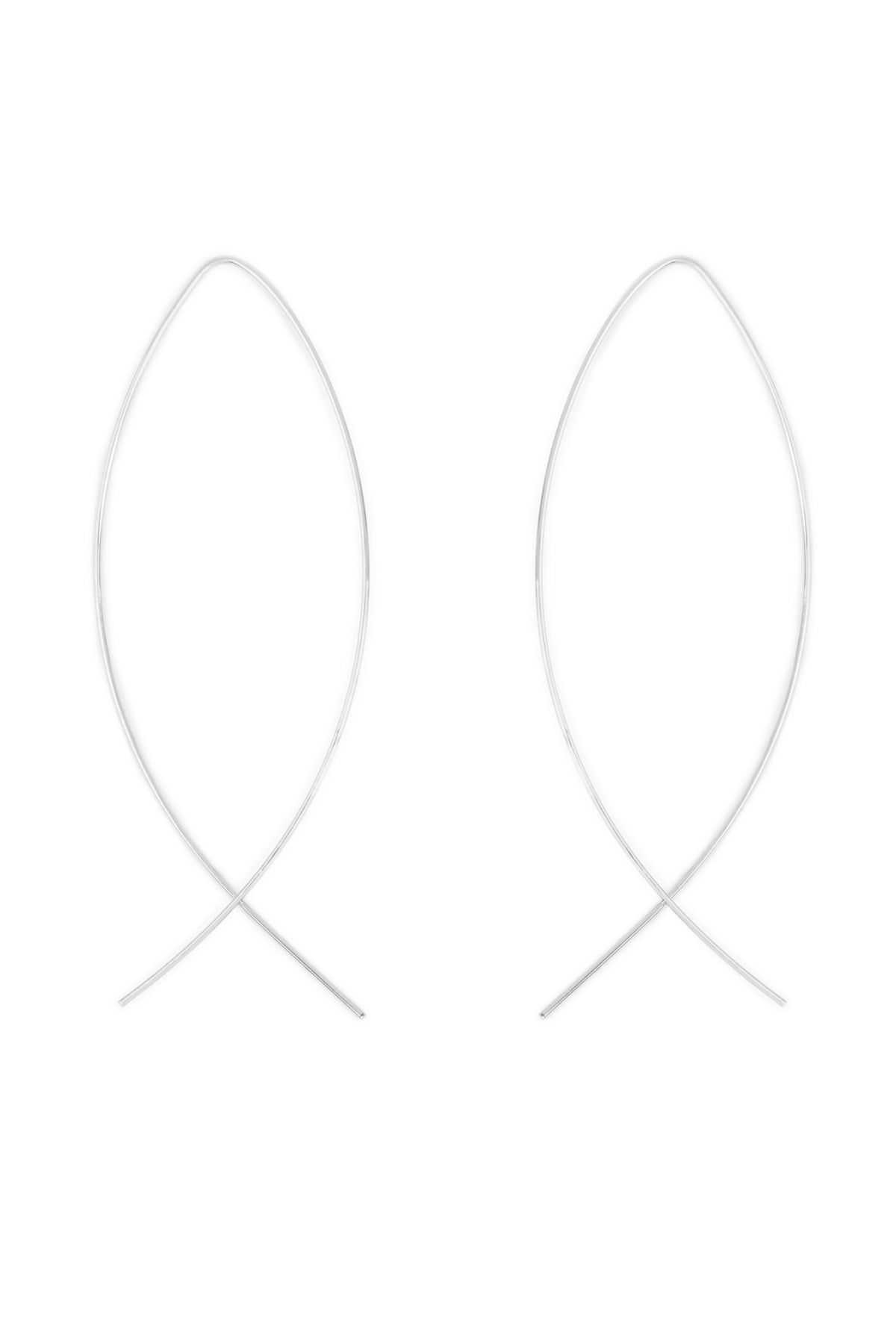 Silver Hoop Earring