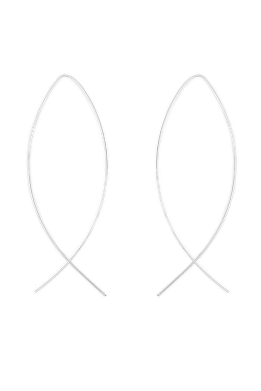 Silver Hoop Earring