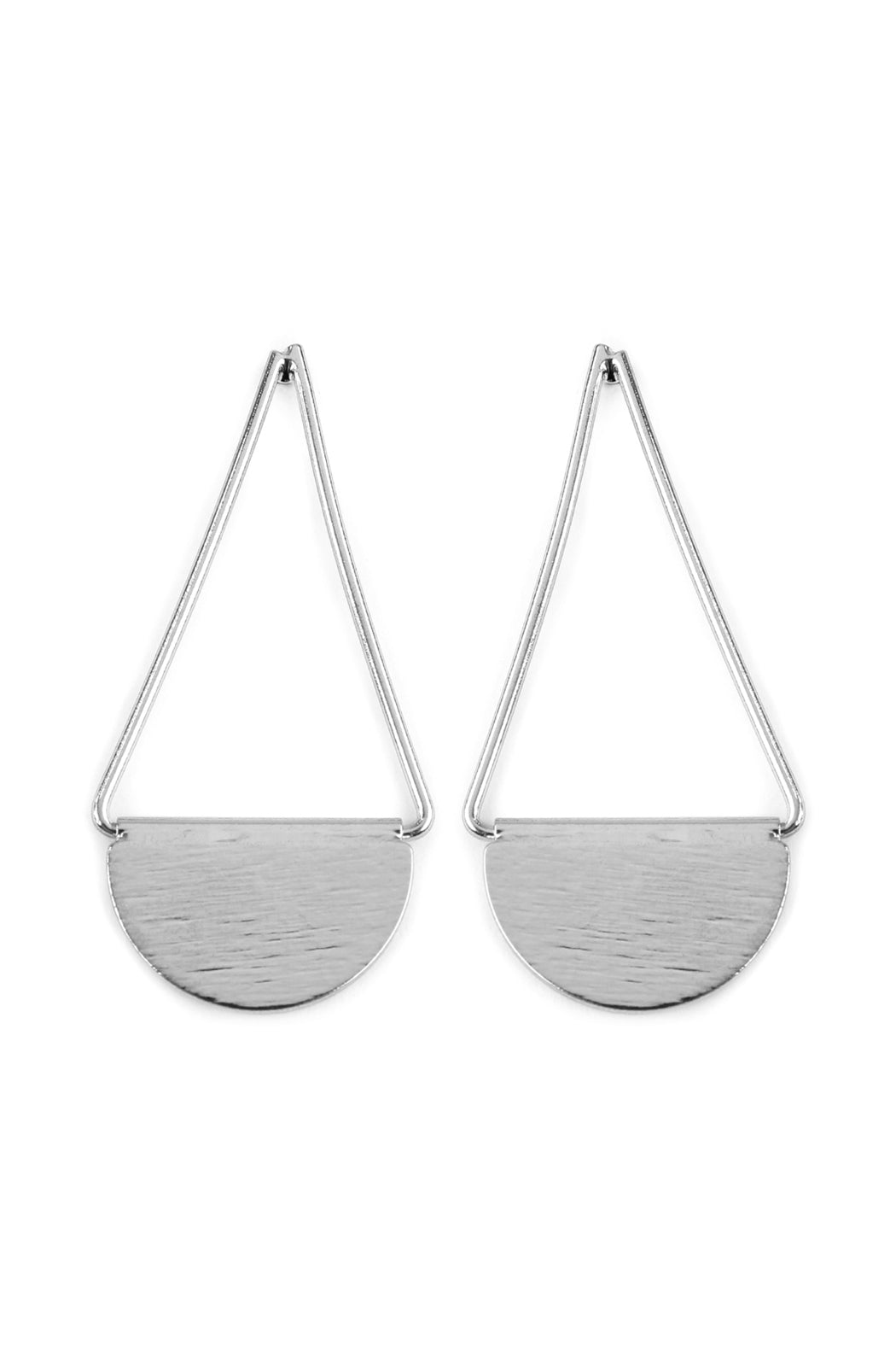 Silver Drop Swing Earrings