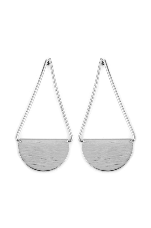 Silver Drop Swing Earrings
